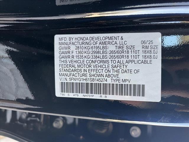 new 2025 Honda Pilot car, priced at $48,751