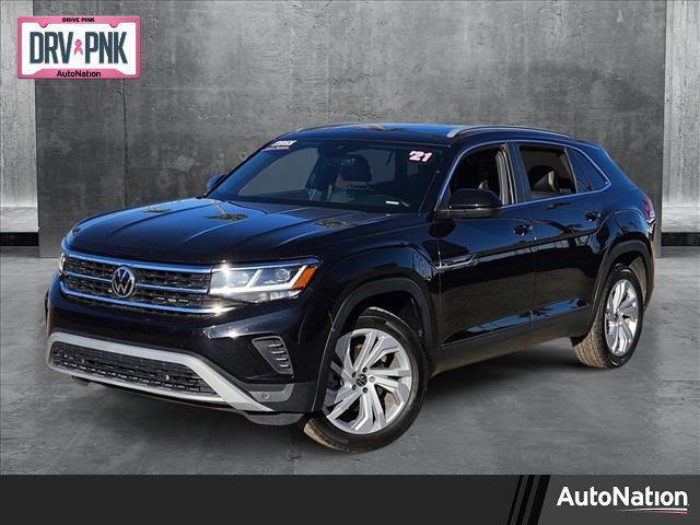 used 2021 Volkswagen Atlas Cross Sport car, priced at $23,498