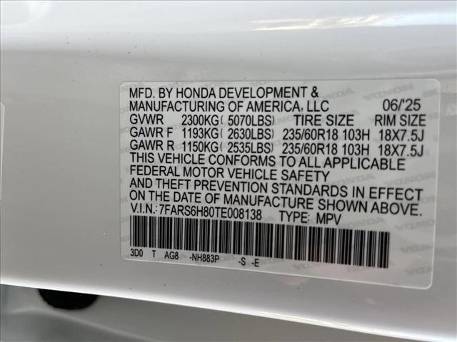 new 2026 Honda CR-V Hybrid car, priced at $42,075