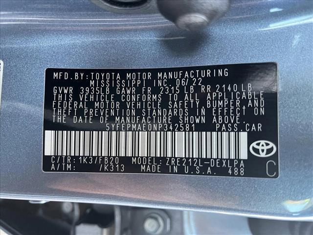 used 2022 Toyota Corolla car, priced at $18,997