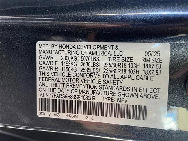 new 2025 Honda CR-V Hybrid car, priced at $39,380