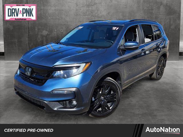 used 2021 Honda Pilot car, priced at $28,999