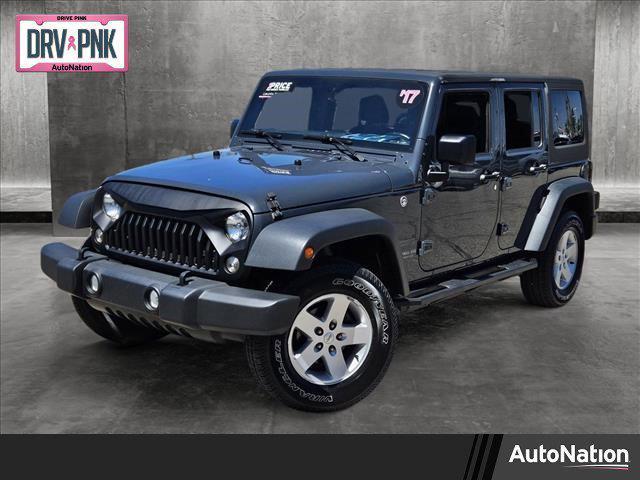 used 2017 Jeep Wrangler Unlimited car, priced at $17,867