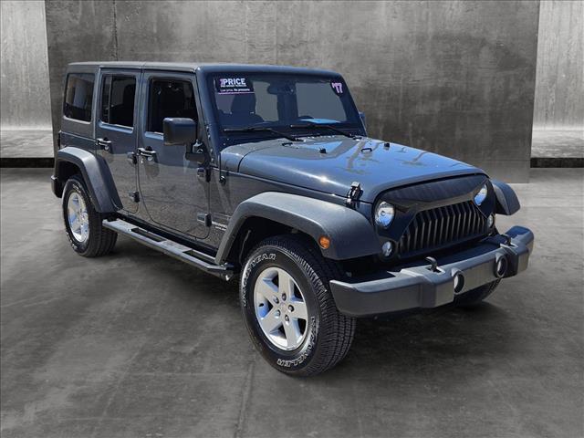 used 2017 Jeep Wrangler Unlimited car, priced at $17,867