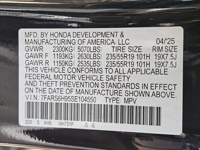 new 2025 Honda CR-V Hybrid car, priced at $40,417