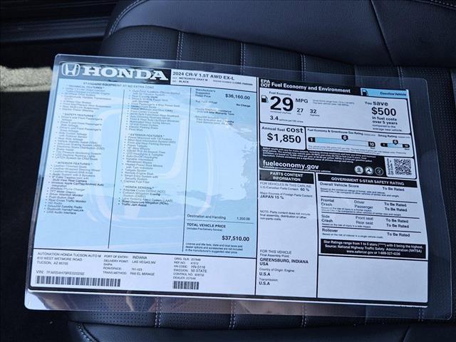 new 2024 Honda CR-V car, priced at $35,596