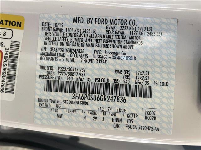 used 2016 Ford Fusion Energi car, priced at $11,991