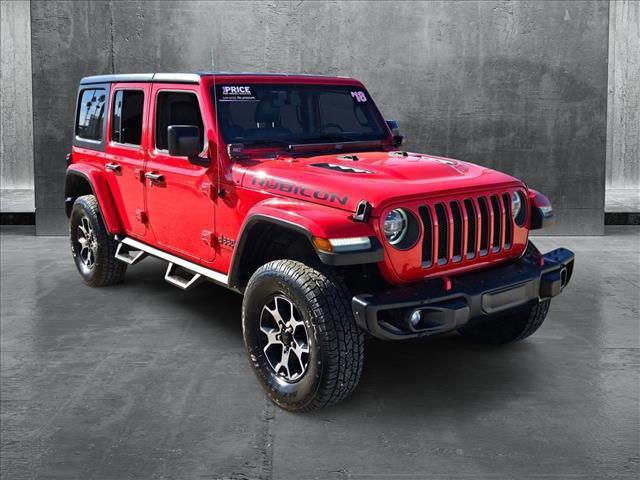 used 2018 Jeep Wrangler Unlimited car, priced at $29,154