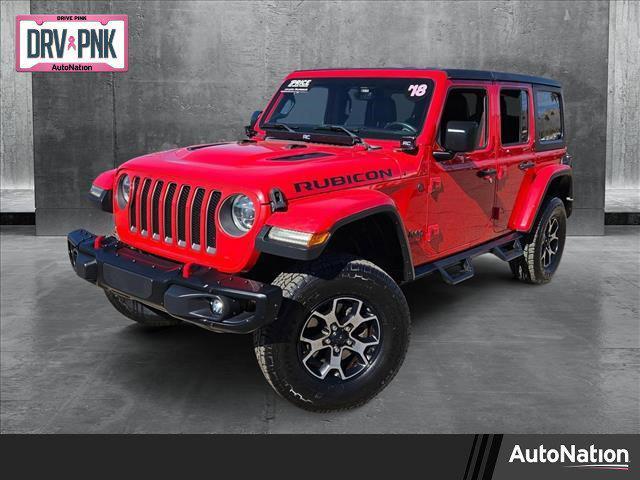 used 2018 Jeep Wrangler Unlimited car, priced at $29,154