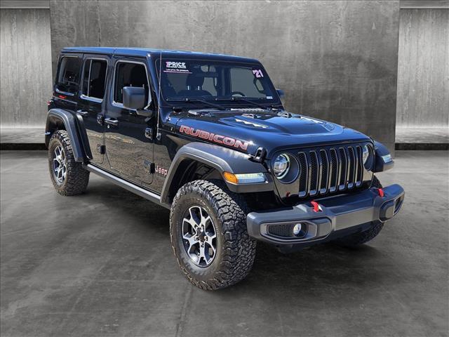 used 2021 Jeep Wrangler Unlimited car, priced at $39,574