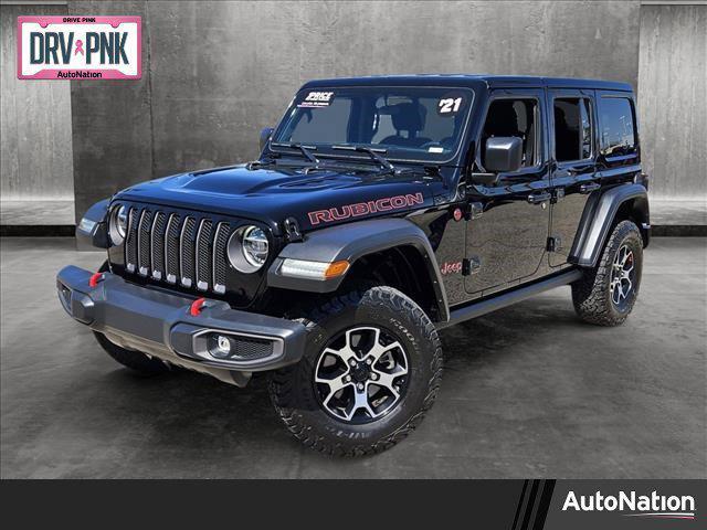 used 2021 Jeep Wrangler Unlimited car, priced at $39,574