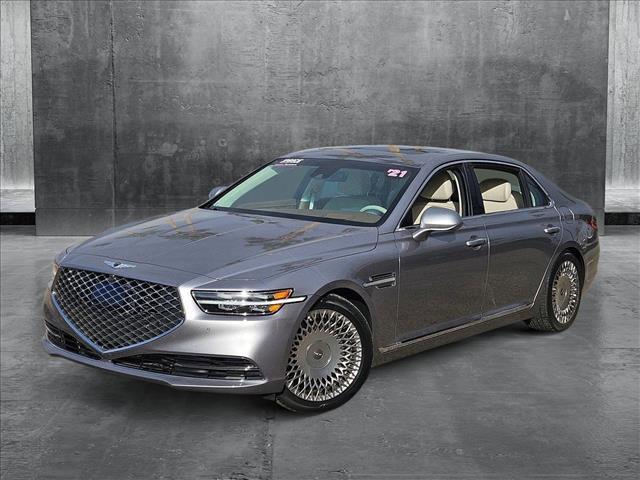 used 2021 Genesis G90 car, priced at $43,000