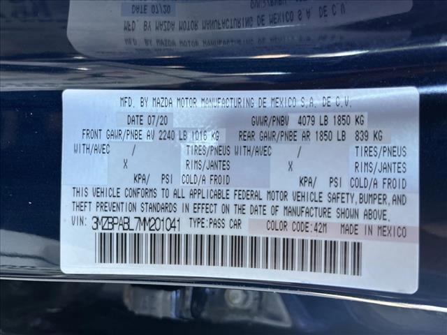 used 2021 Mazda Mazda3 car, priced at $15,594