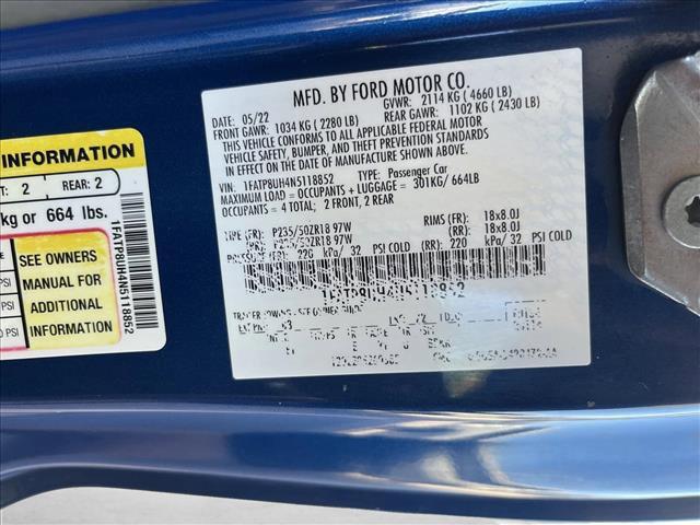 used 2022 Ford Mustang car, priced at $19,699