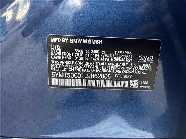 used 2020 BMW X3 M car, priced at $43,240