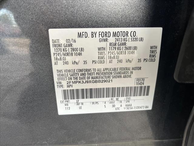 used 2016 Ford Edge car, priced at $12,955