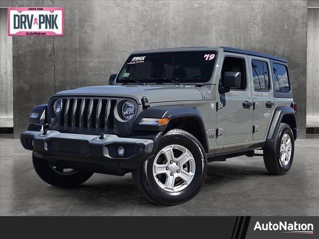 used 2019 Jeep Wrangler Unlimited car, priced at $26,977