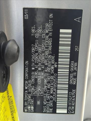 used 2011 Toyota 4Runner car, priced at $15,399