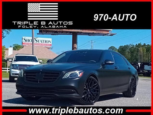 used 2018 Mercedes-Benz S-Class car, priced at $45,998