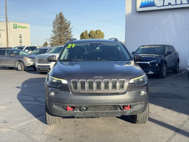 used 2021 Jeep Cherokee car, priced at $19,849