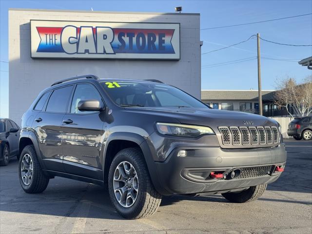 used 2021 Jeep Cherokee car, priced at $19,849