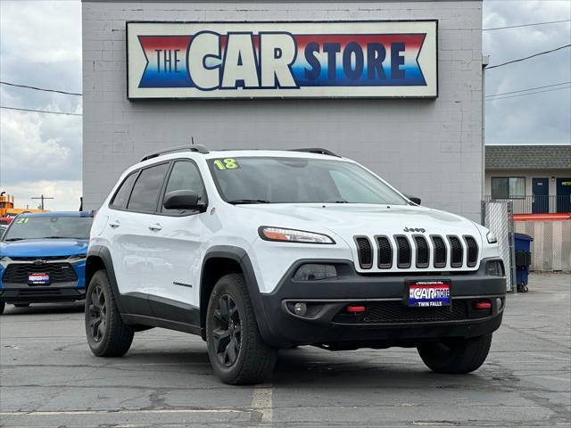 used 2018 Jeep Cherokee car, priced at $19,990