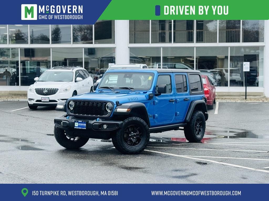 used 2024 Jeep Wrangler 4xe car, priced at $33,999