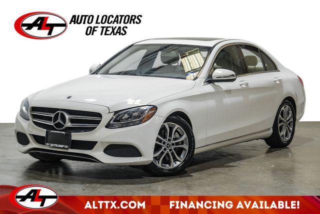 used 2018 Mercedes-Benz C-Class car, priced at $17,483