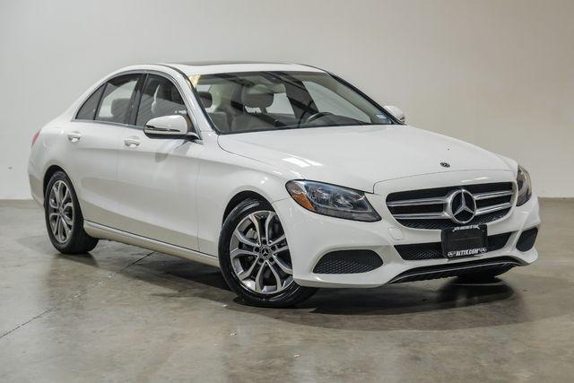 used 2018 Mercedes-Benz C-Class car, priced at $17,483