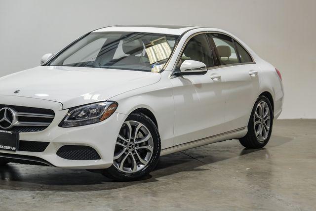 used 2018 Mercedes-Benz C-Class car, priced at $17,483