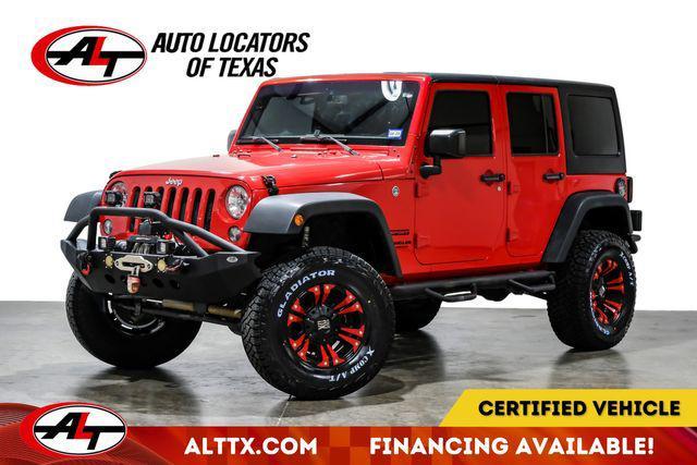 used 2016 Jeep Wrangler Unlimited car, priced at $17,883