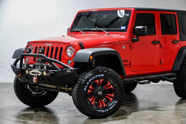 used 2016 Jeep Wrangler Unlimited car, priced at $17,883