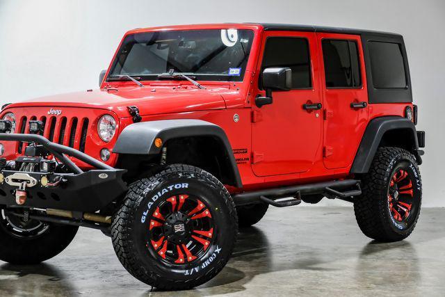 used 2016 Jeep Wrangler Unlimited car, priced at $17,883