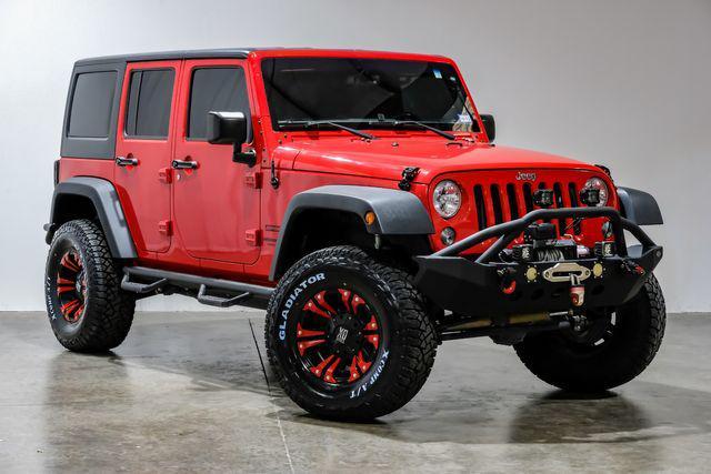 used 2016 Jeep Wrangler Unlimited car, priced at $17,883