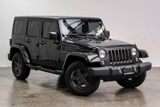 used 2016 Jeep Wrangler Unlimited car, priced at $20,783