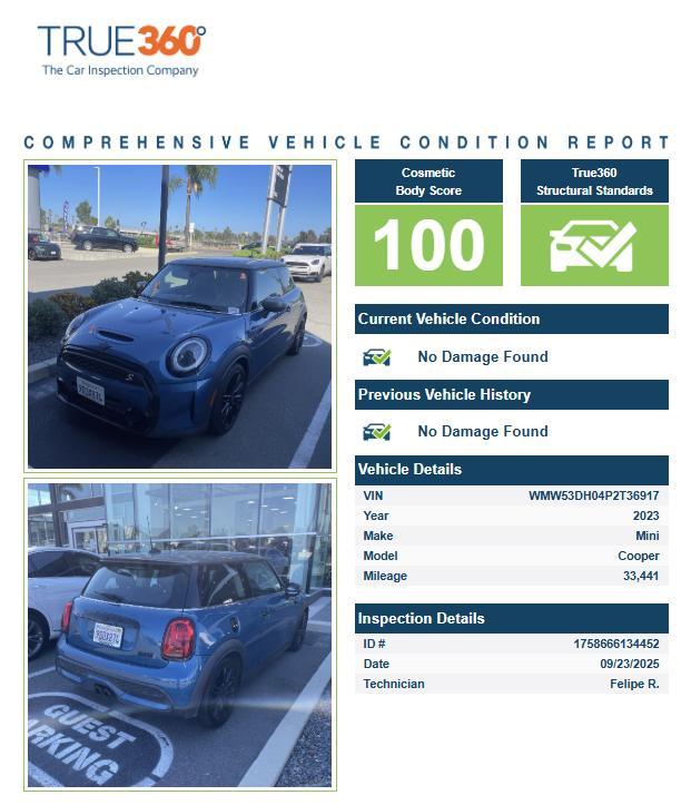 used 2023 MINI Hardtop car, priced at $26,899