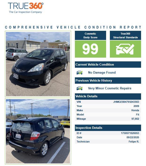 used 2009 Honda Fit car, priced at $8,499