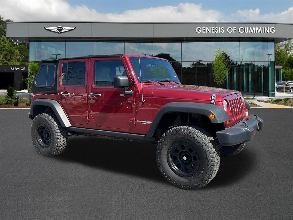 used 2012 Jeep Wrangler Unlimited car, priced at $17,842