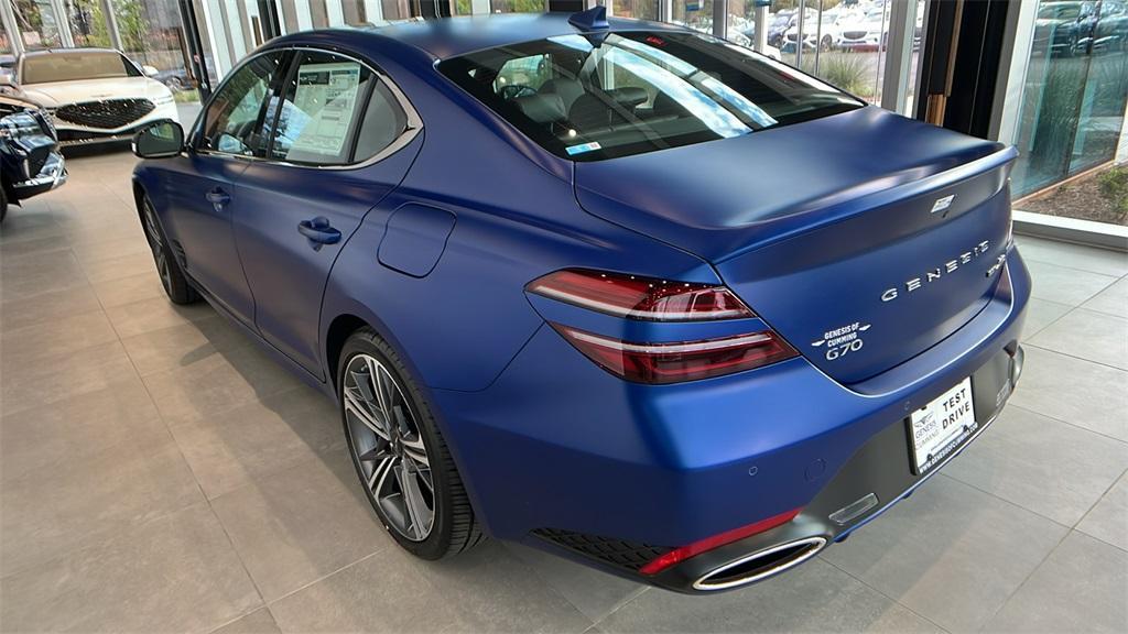 new 2025 Genesis G70 car, priced at $54,407