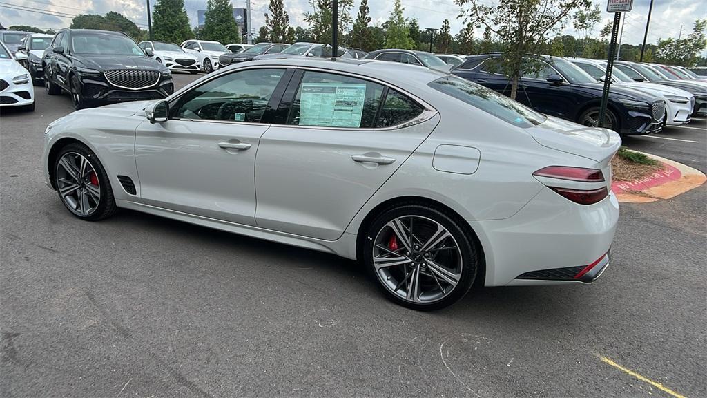 new 2025 Genesis G70 car, priced at $55,382