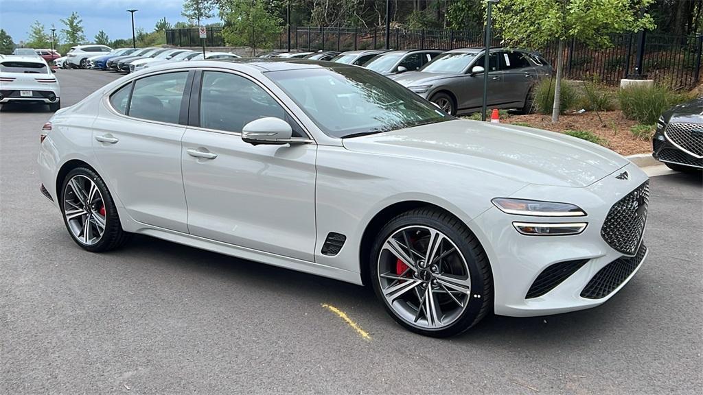 new 2025 Genesis G70 car, priced at $55,382