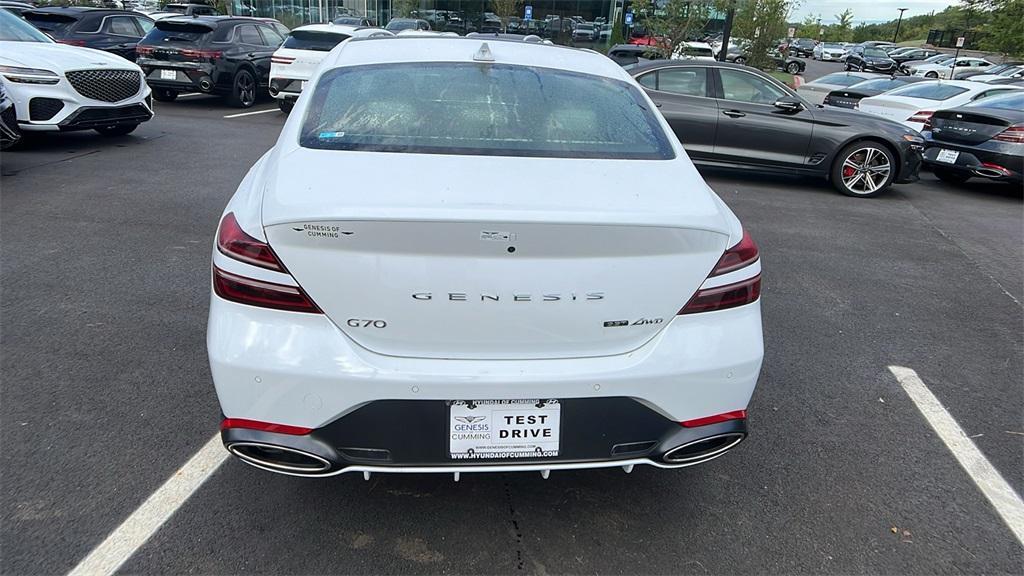 new 2025 Genesis G70 car, priced at $53,697