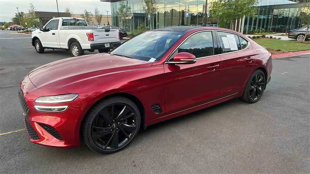 used 2023 Genesis G70 car, priced at $33,618