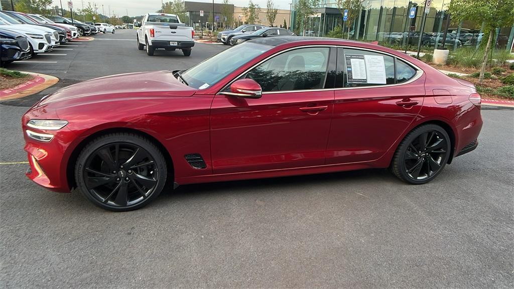 used 2023 Genesis G70 car, priced at $33,618