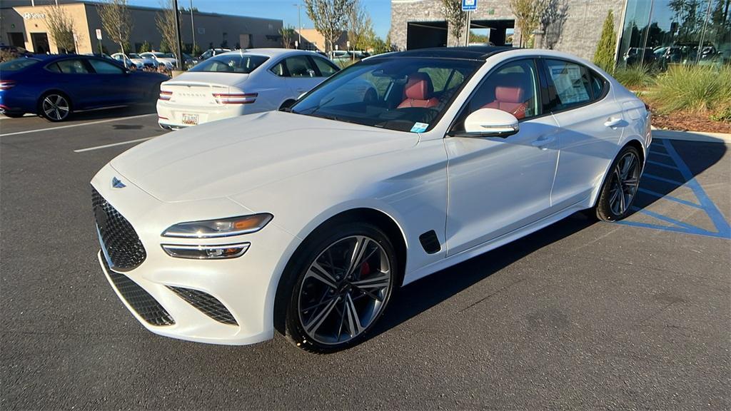 new 2025 Genesis G70 car, priced at $57,957