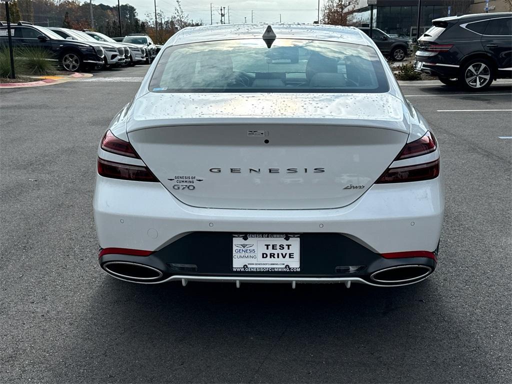 new 2025 Genesis G70 car, priced at $50,545