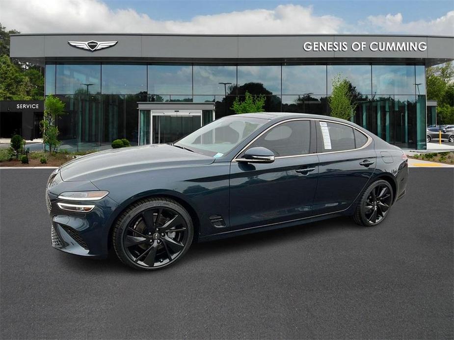 new 2023 Genesis G70 car, priced at $45,825