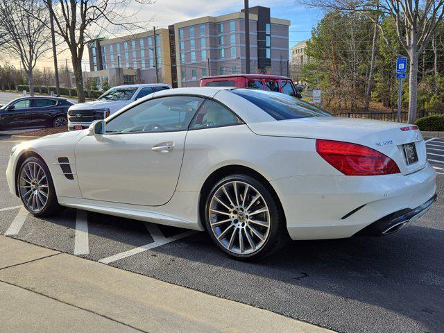 used 2018 Mercedes-Benz SL 550 car, priced at $54,136