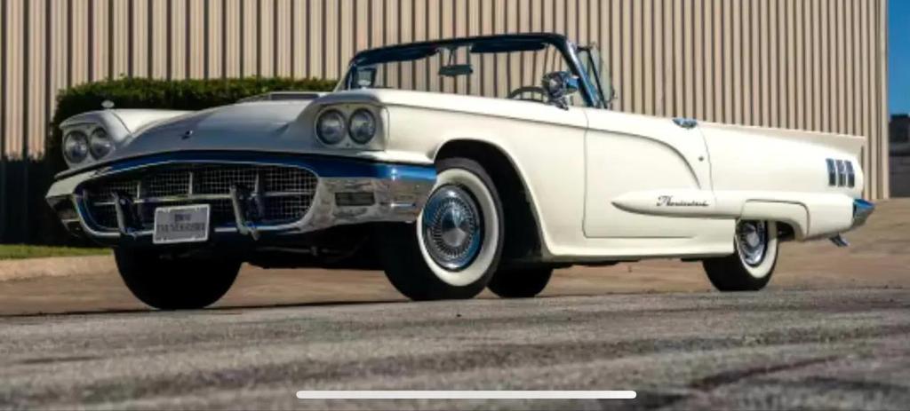 used 1960 Ford Thunderbird car, priced at $44,000