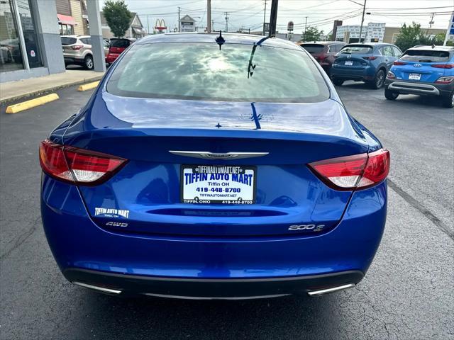 used 2015 Chrysler 200 car, priced at $13,985